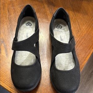 Clarks Black Mary Jane Shoes